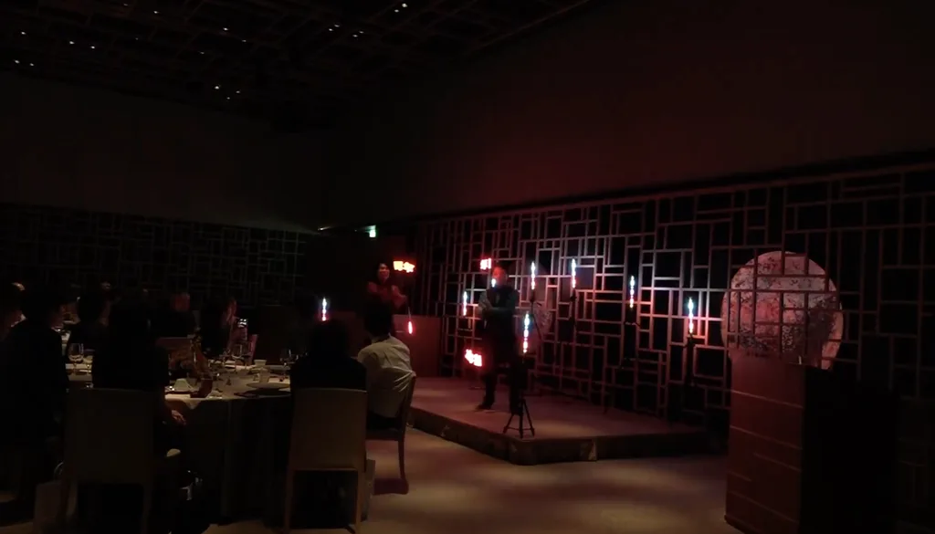 １００周年記念の最後のLED演目