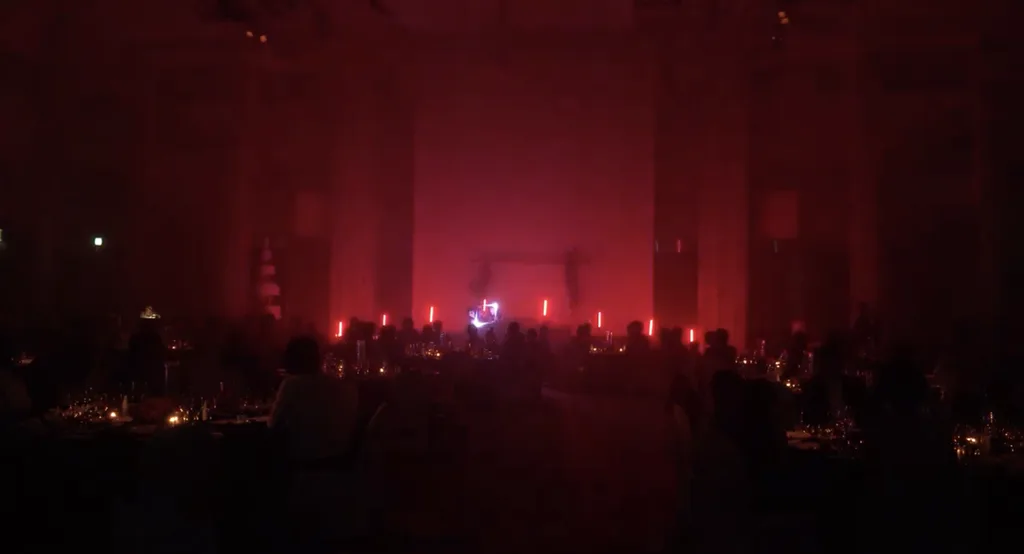 結婚式披露宴でのClauSolasのLEDパフォーマンス